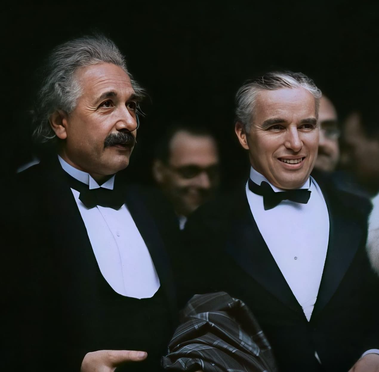 albert einstein with charlie chaplin